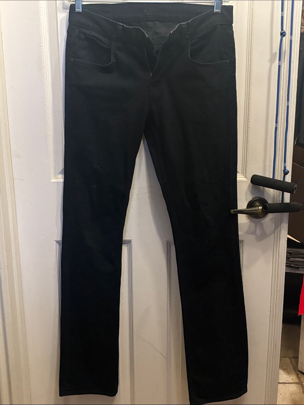 Hudson Jeans Black Straight-Leg Women’s Jeans